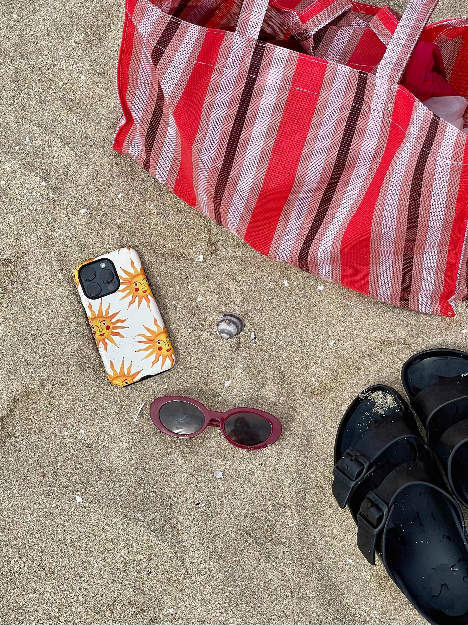 Summer Sun Tough Phone Case Cream