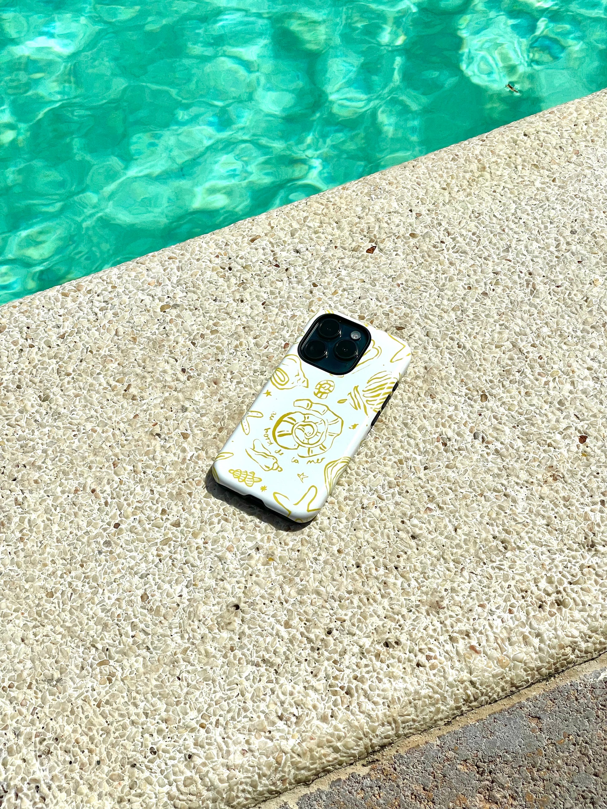 Shells Tough Phone Case Yellow