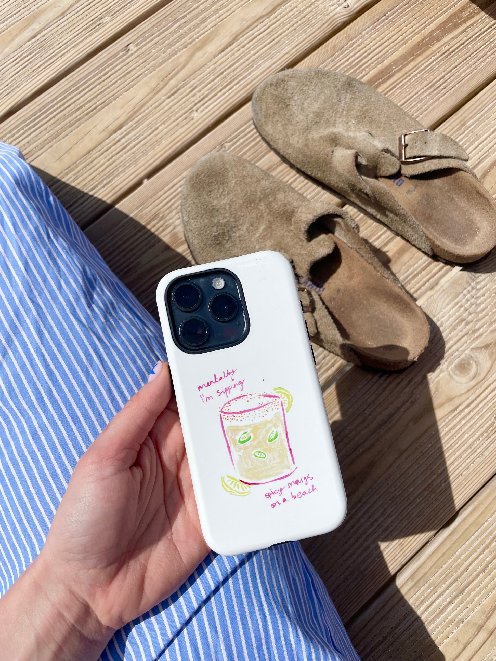 Sippin Spicy Margs Tough Phone Case