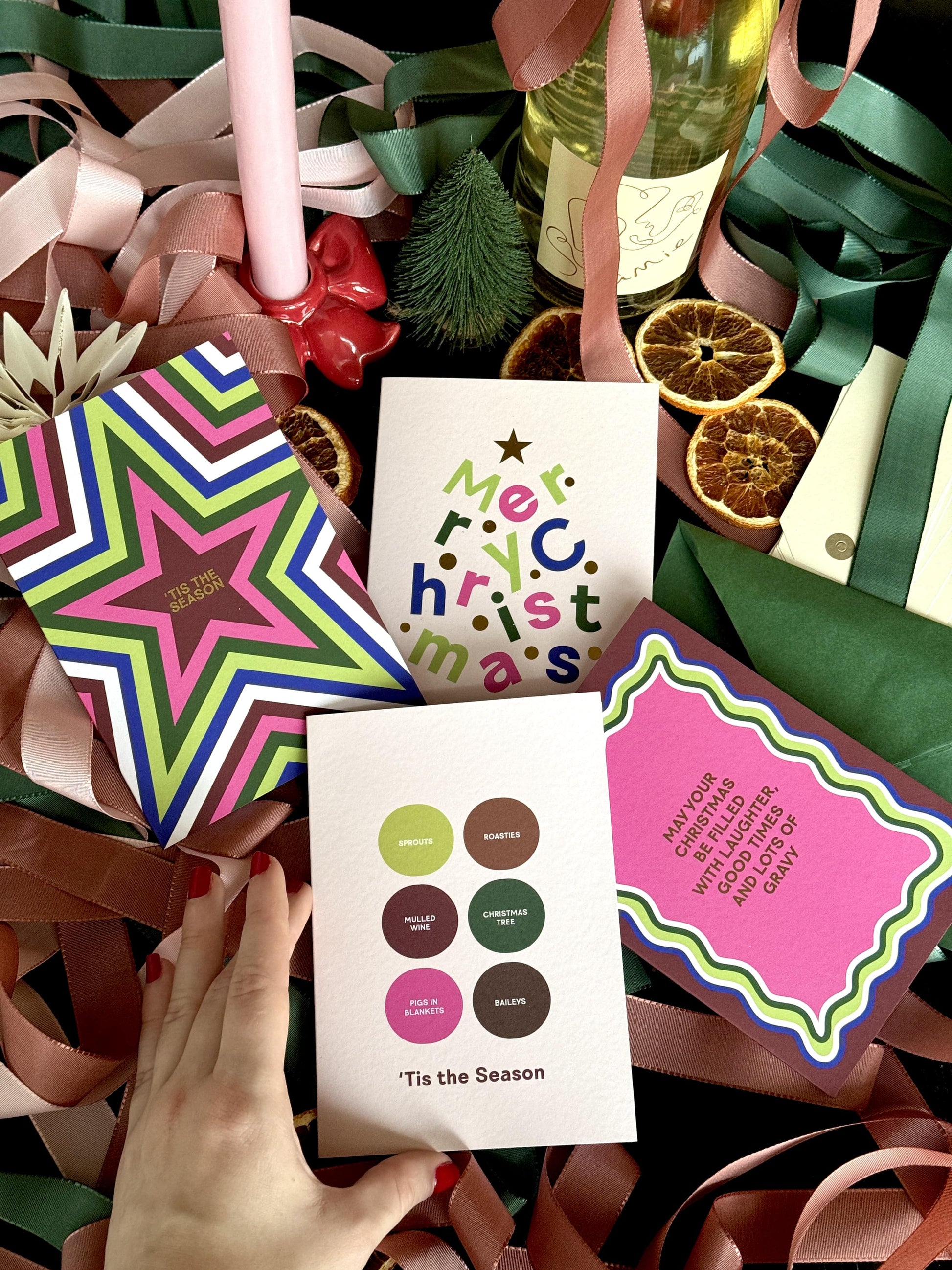 4 Foiled Christmas Card Bundle