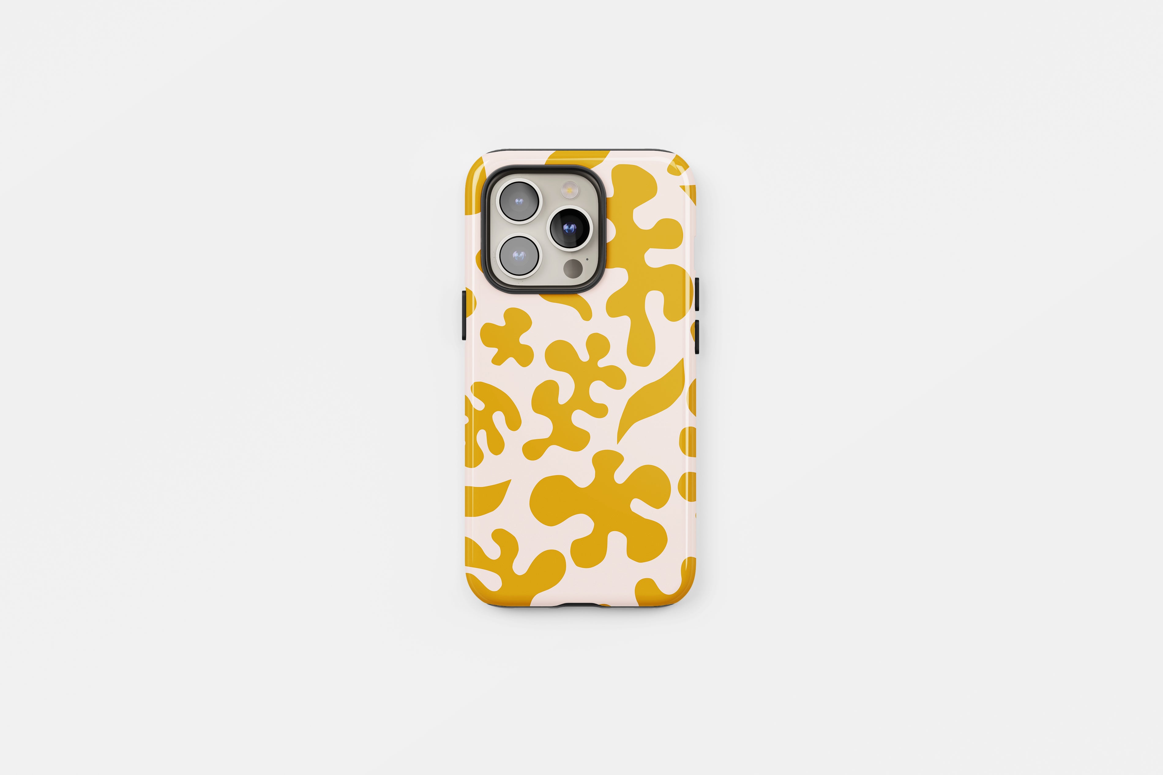Abstract Matisse Inspired Tough Phone Case Yellow