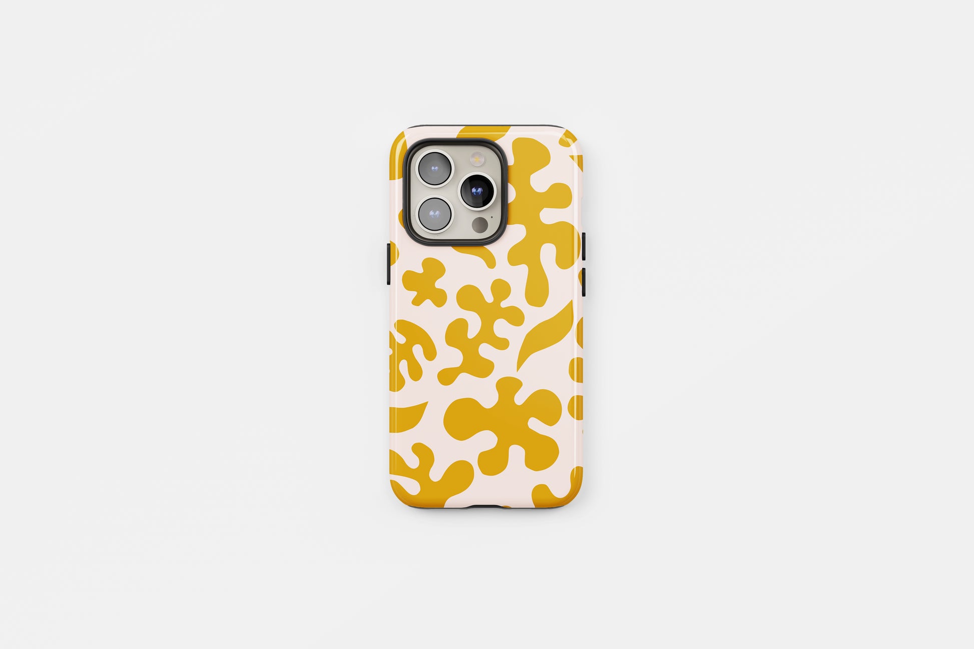 Abstract Matisse Inspired Tough Phone Case Yellow