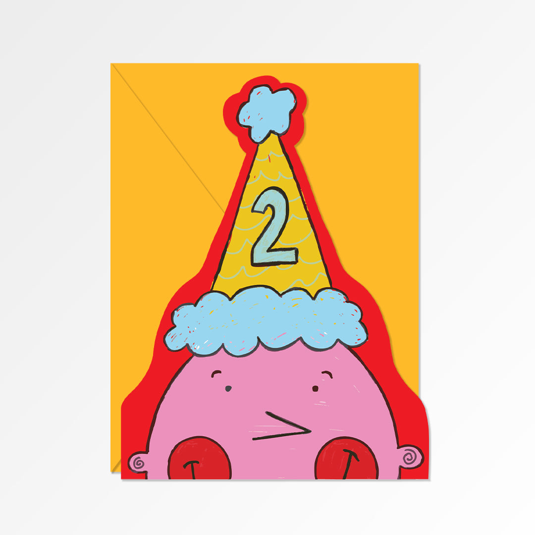 Kids 2nd Birthday Card