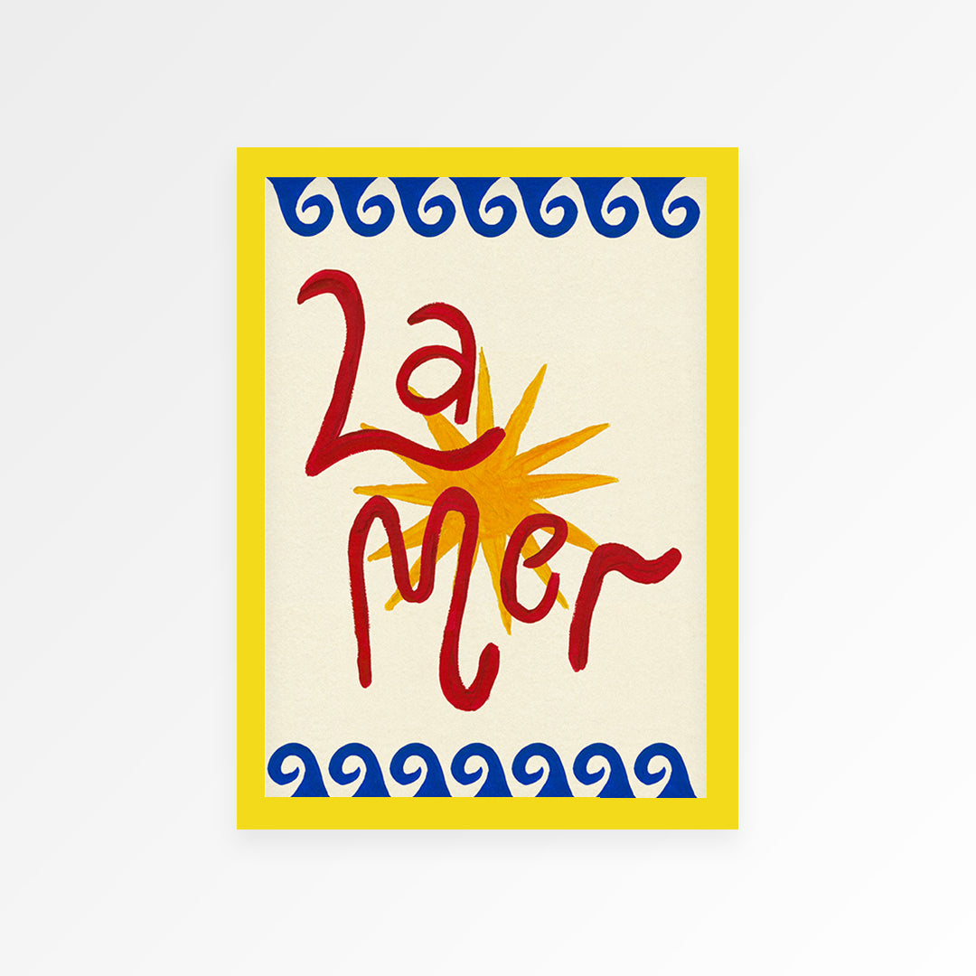 La Mer Painted Print | Proper Good – Proper Good