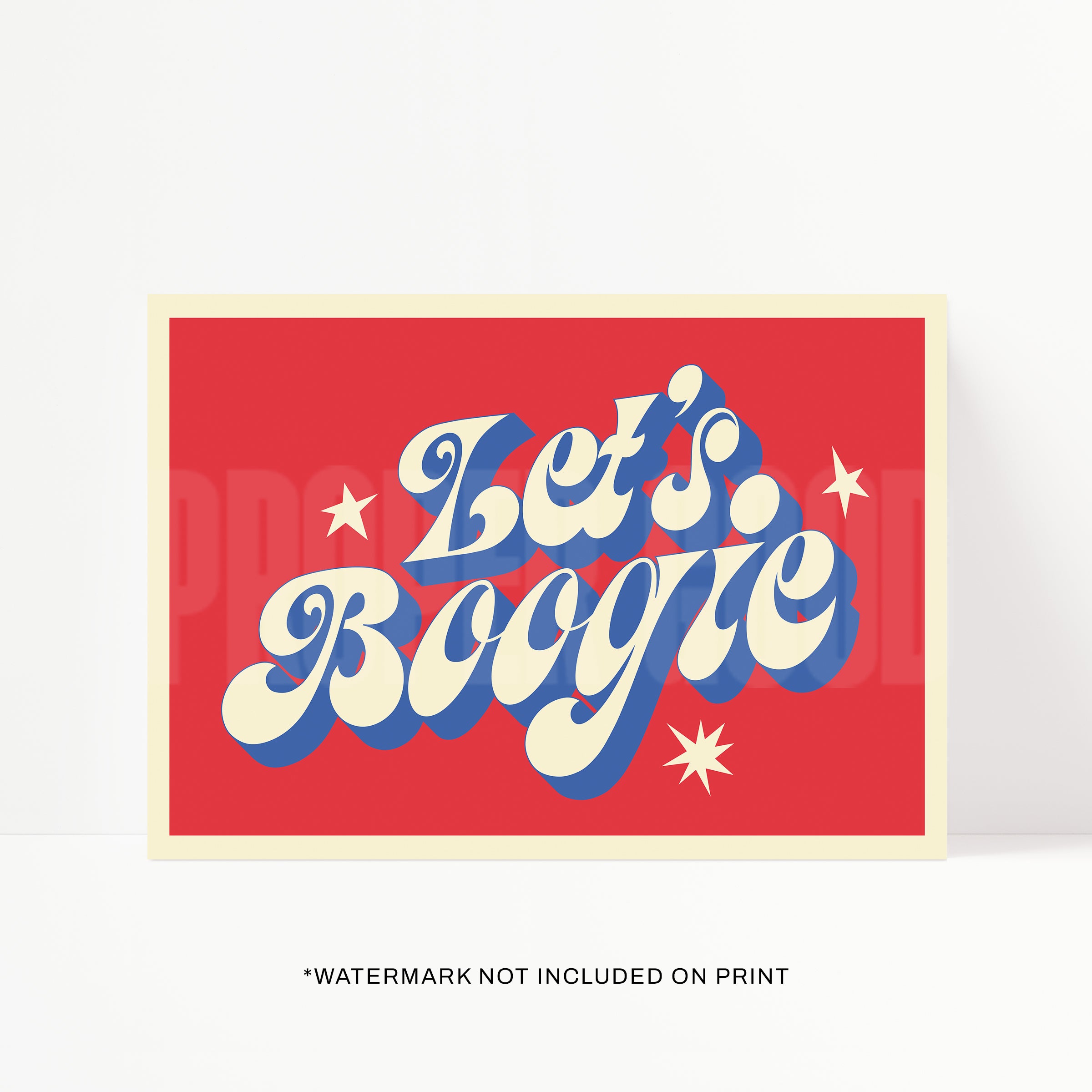 Let's Boogie Print