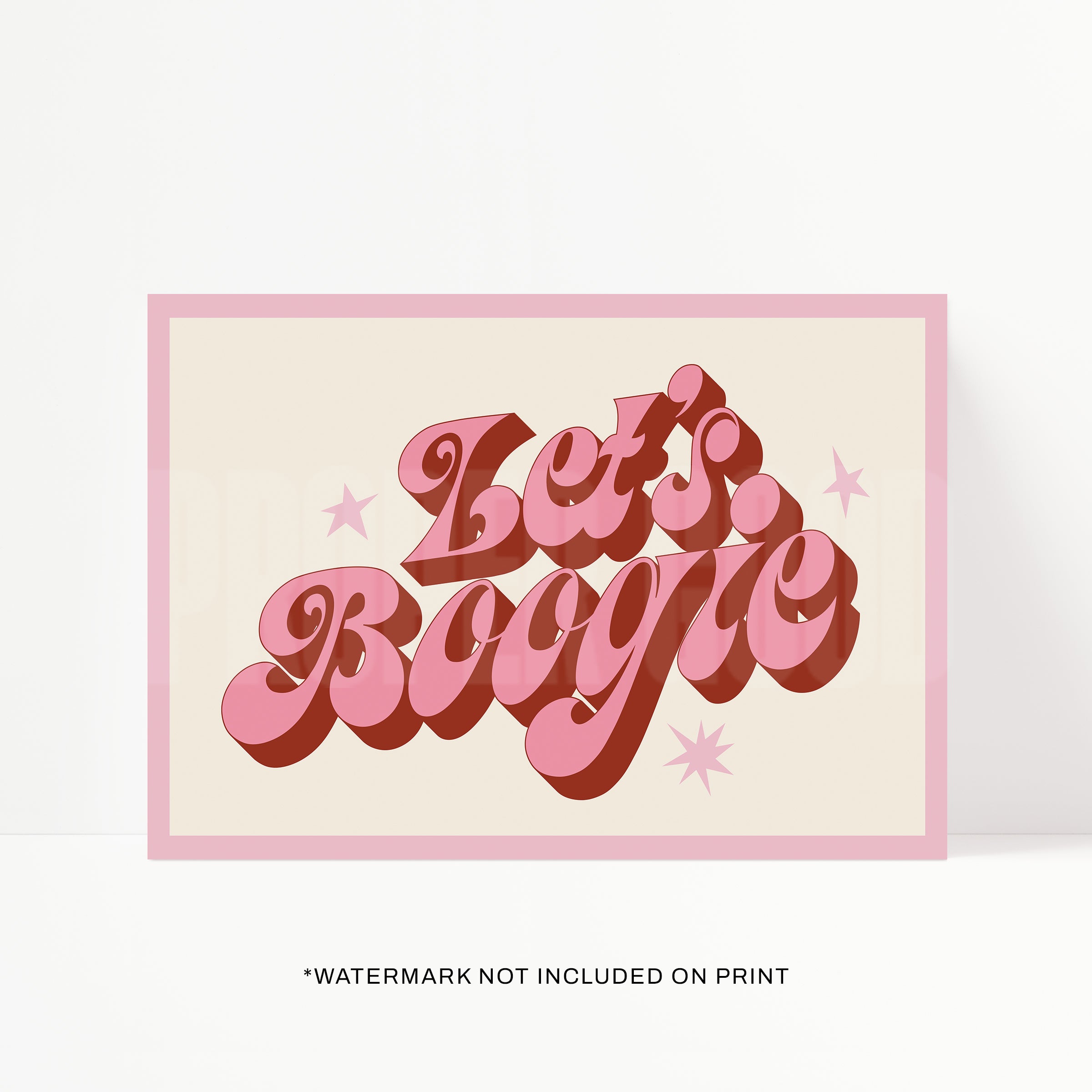 Let's Boogie Print
