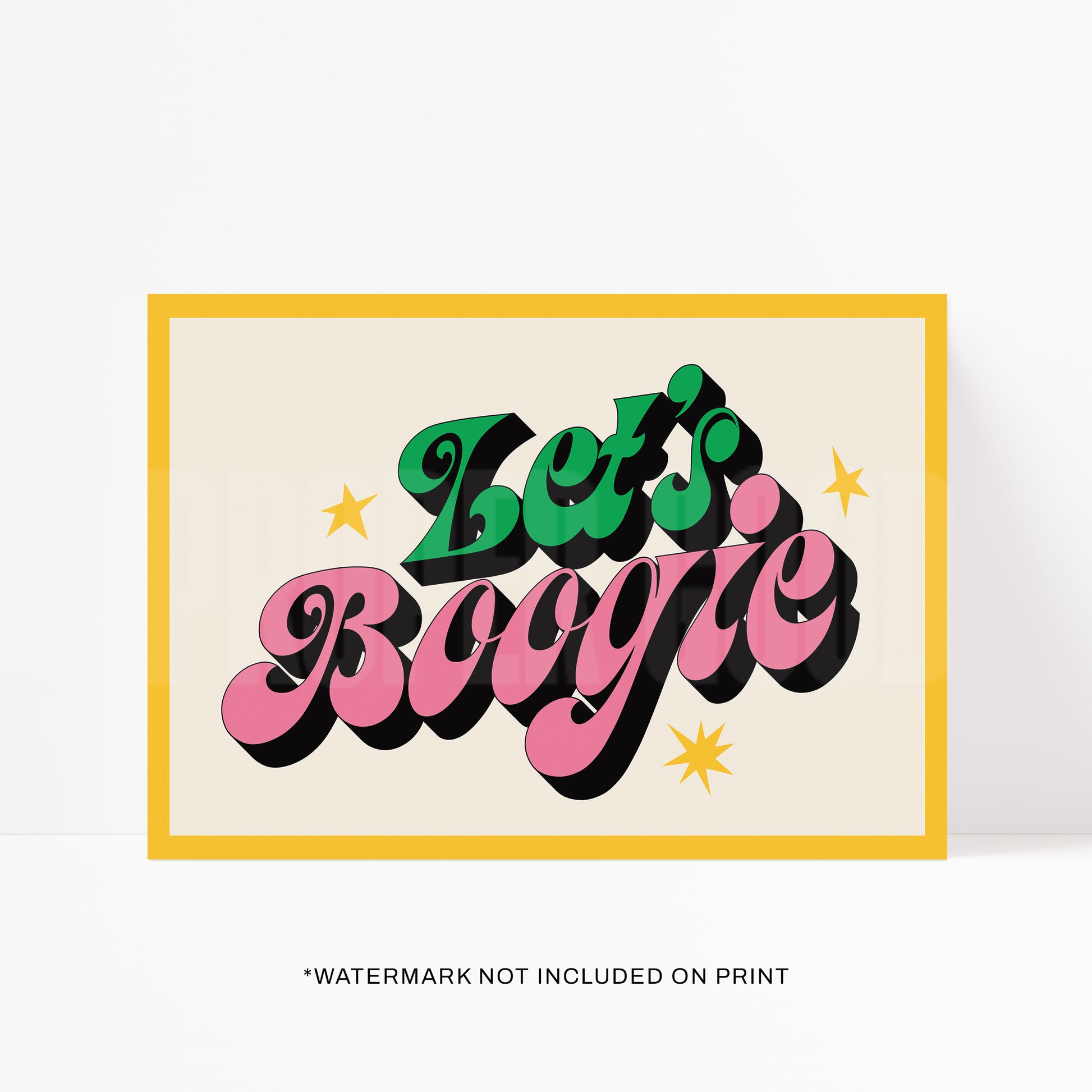 Let's Boogie Print
