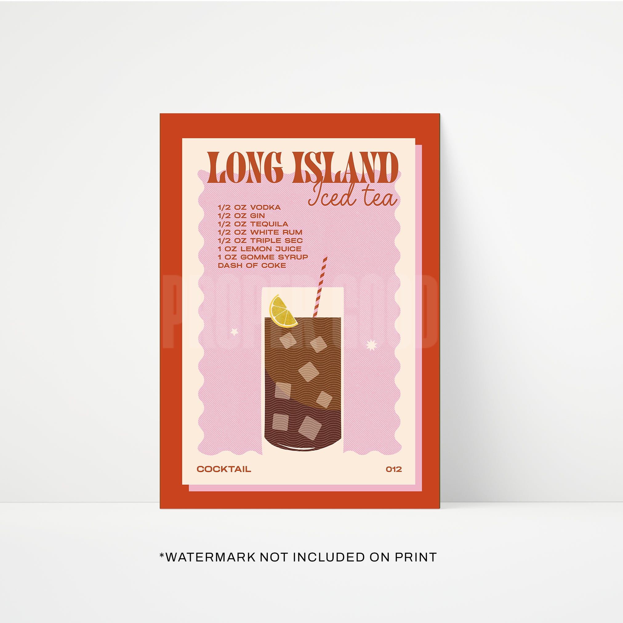 Long Island Iced Tea Print