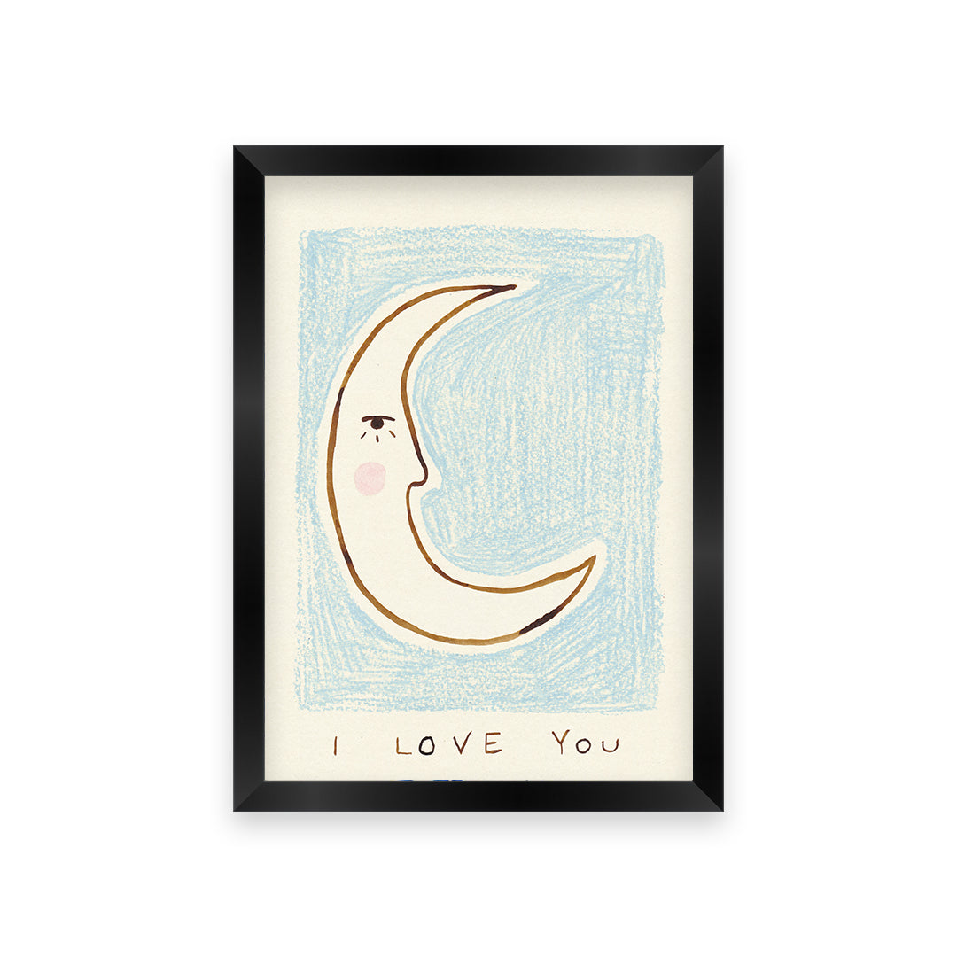 Love You Bedroom Hand Painted Print