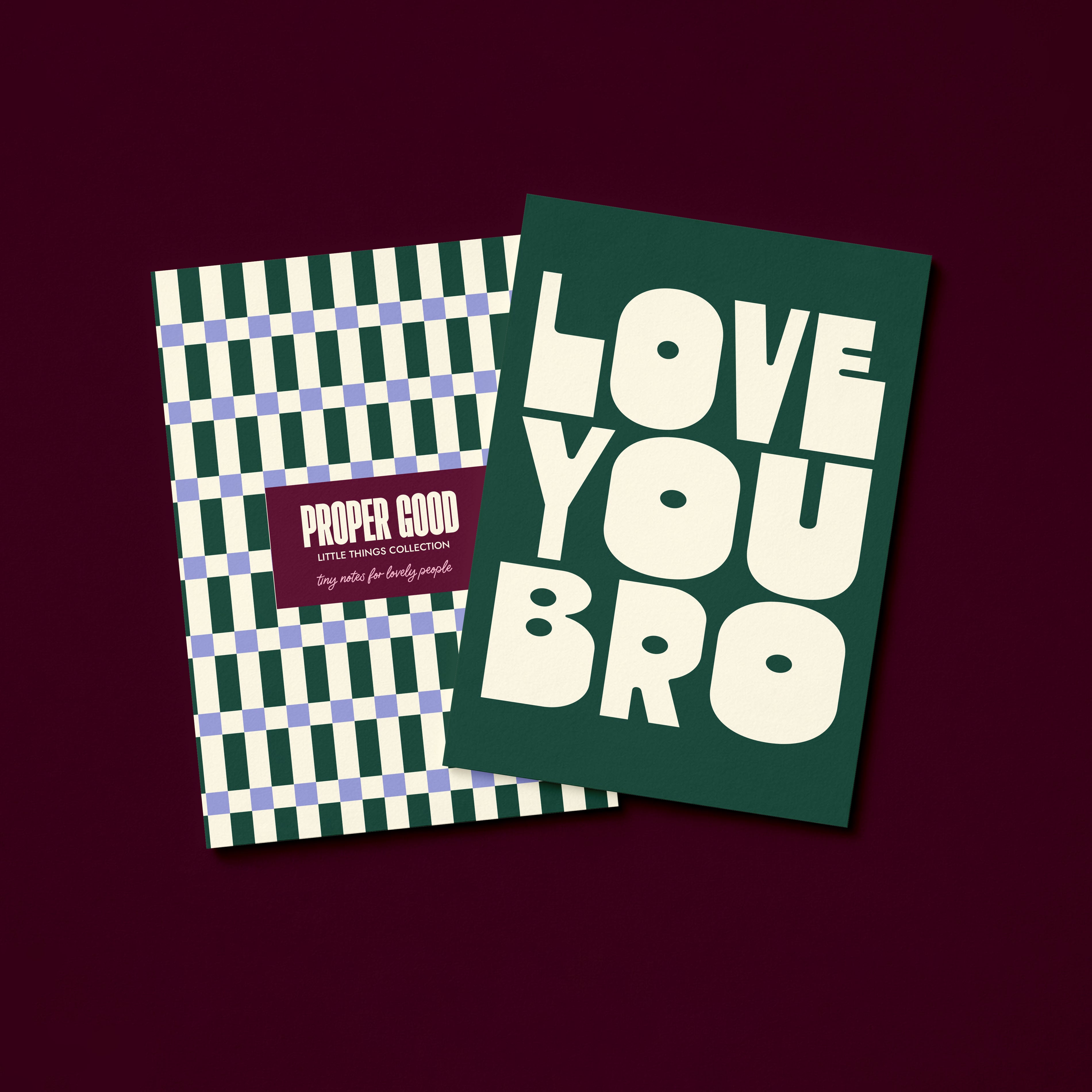 Mini Brother / Friend Greetings Card