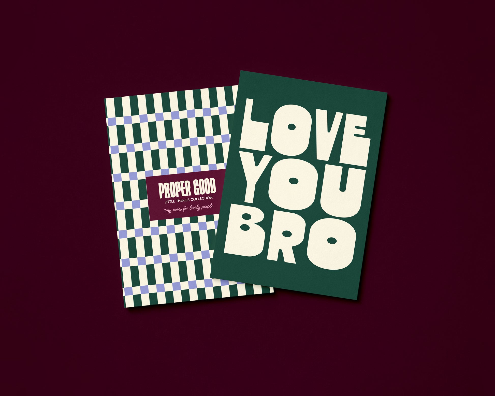 Mini Brother / Friend Greetings Card