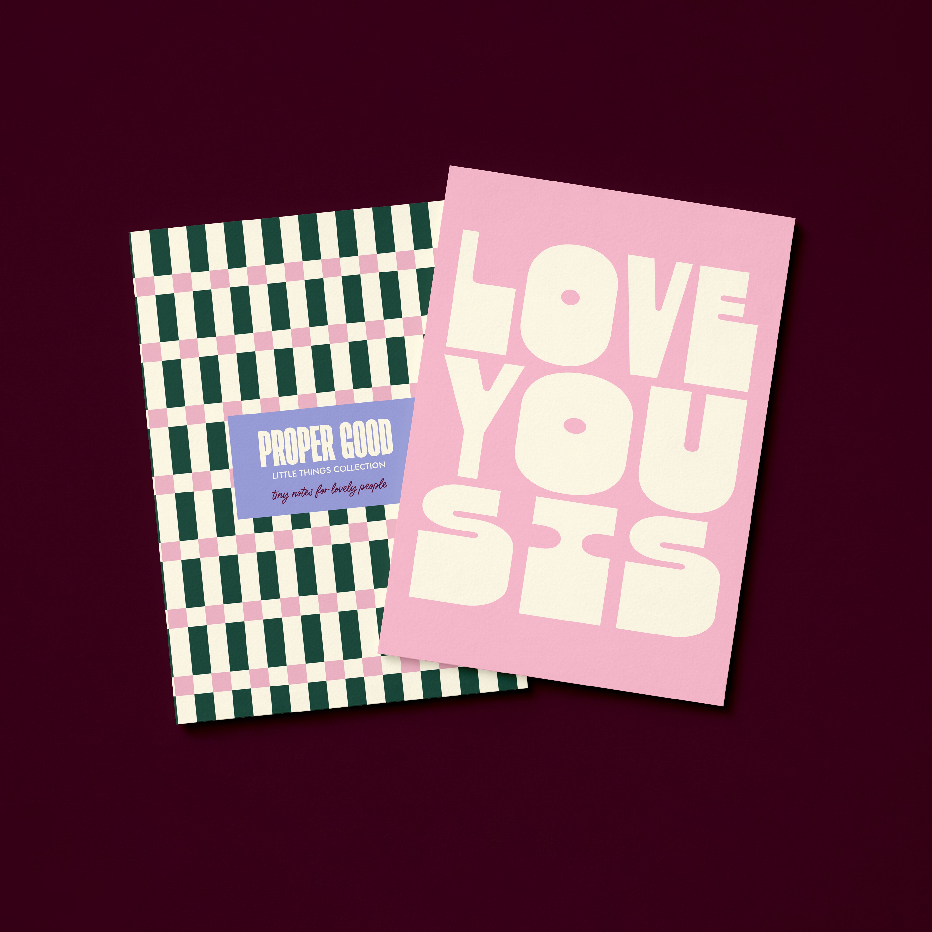 Mini Sister Greetings Card
