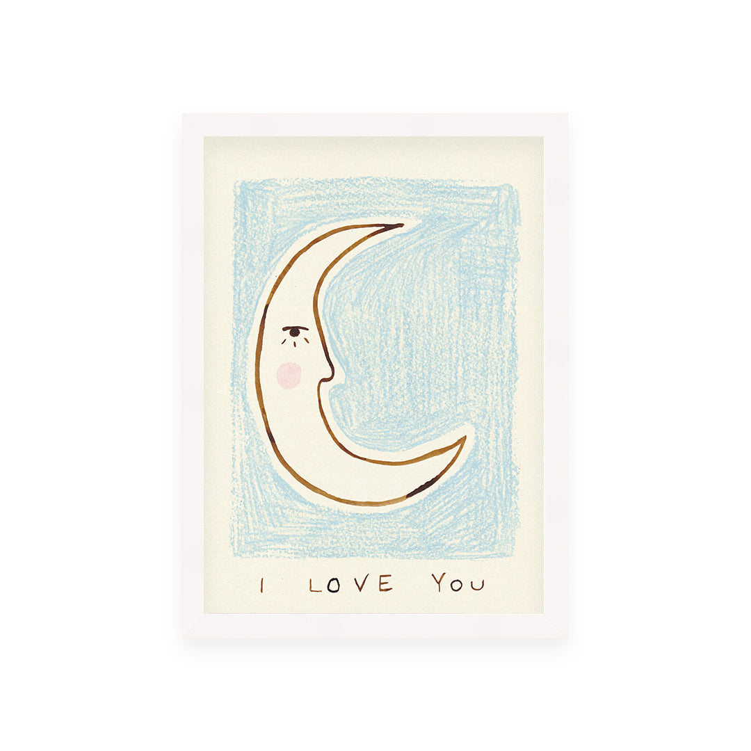 Love You Bedroom Hand Painted Print