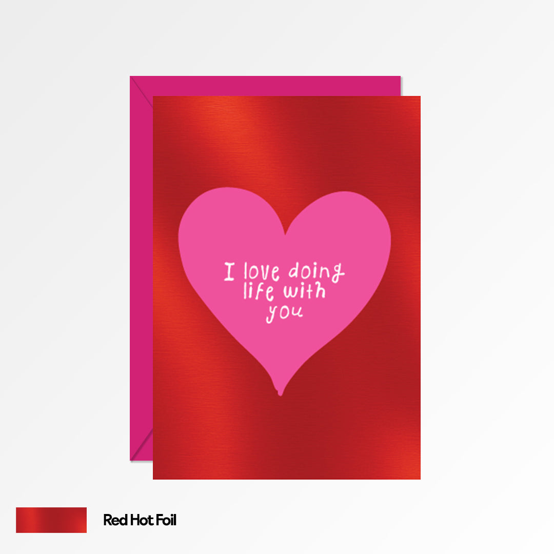 Life With You Love Card