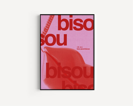 Bisou Bisou Print