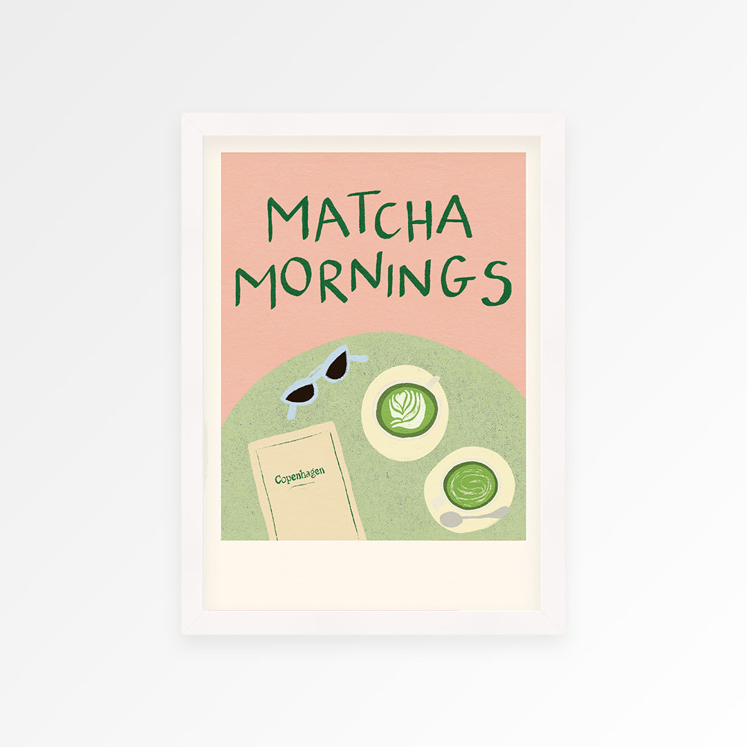 Matcha Mornings in Copenhagen Print