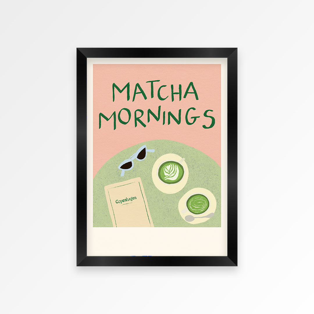 Matcha Mornings in Copenhagen Print