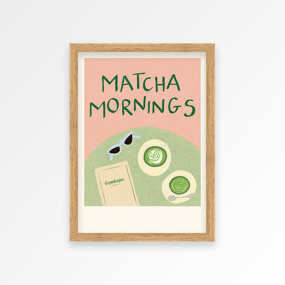 Matcha Mornings in Copenhagen Print