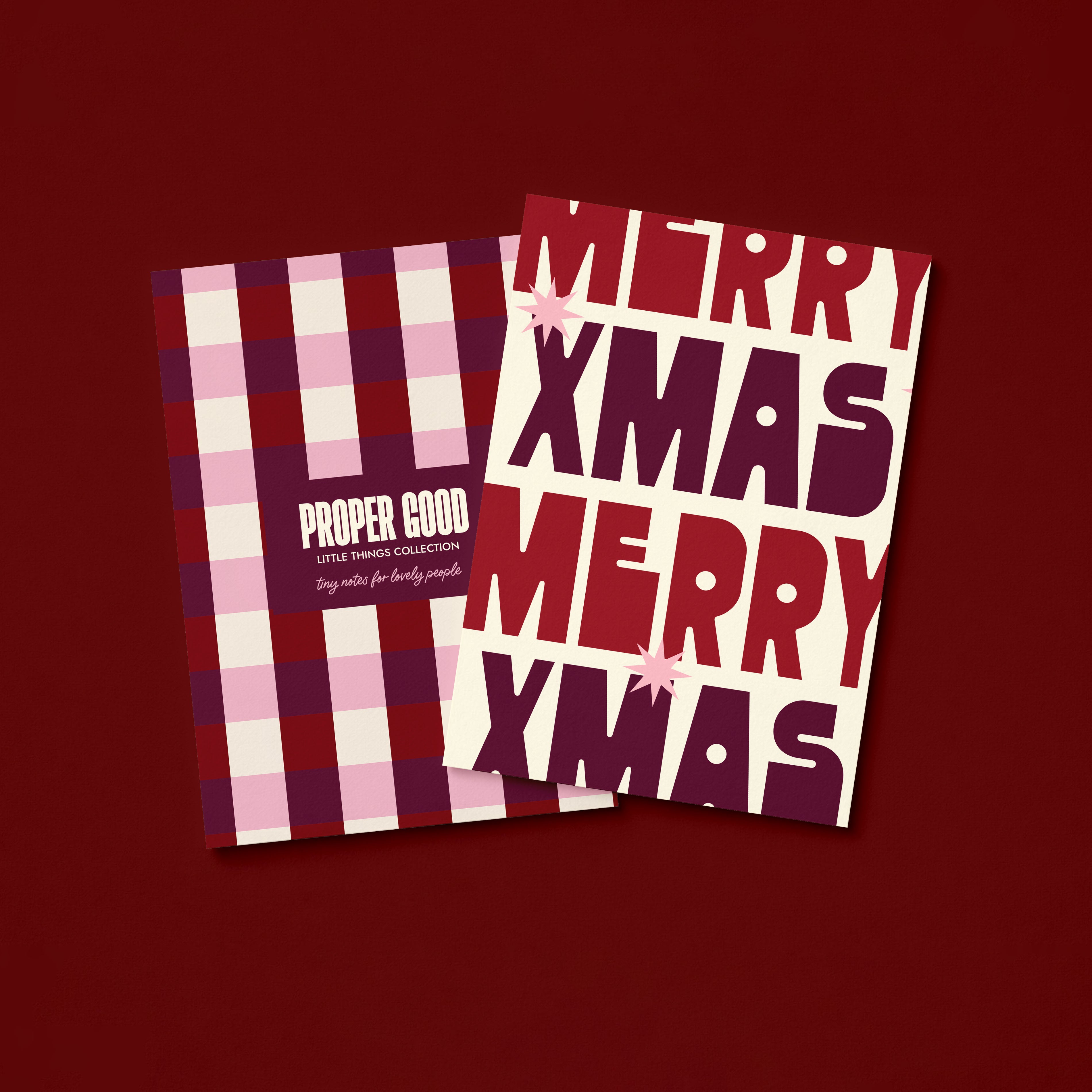 Mini Christmas Greetings Card | Merry XMAS
