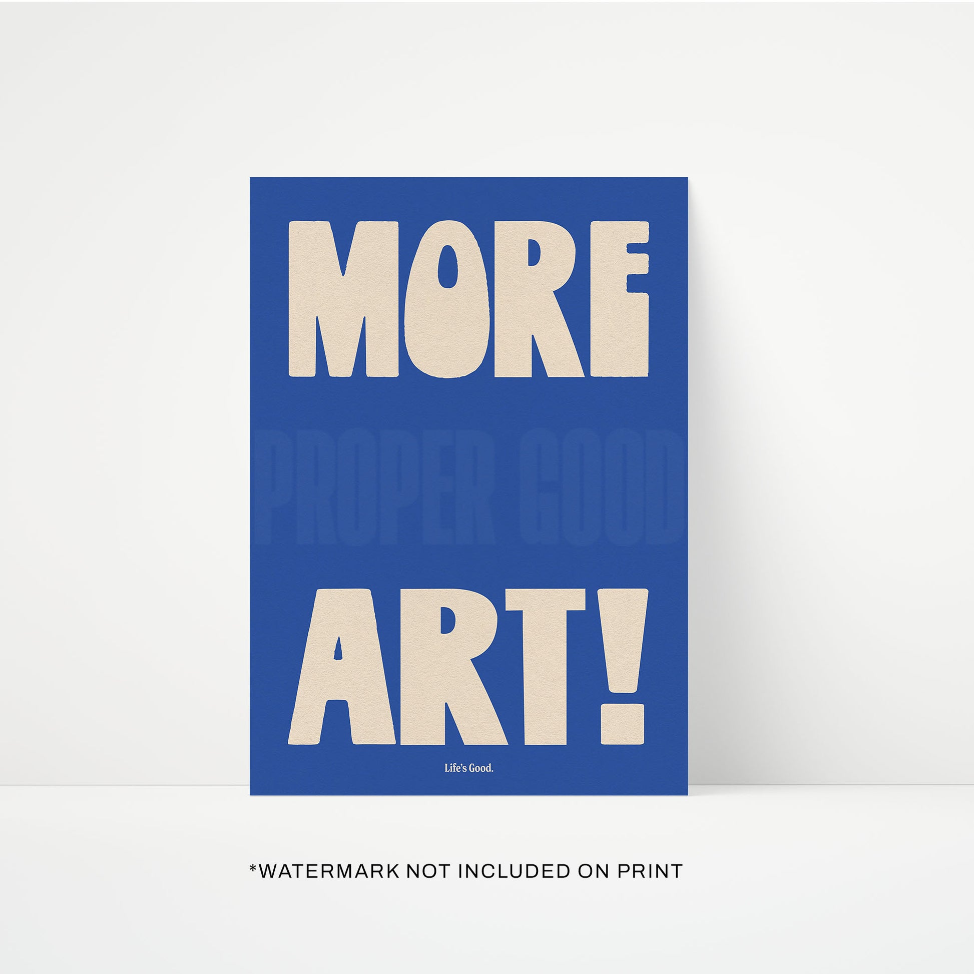 More Art Print