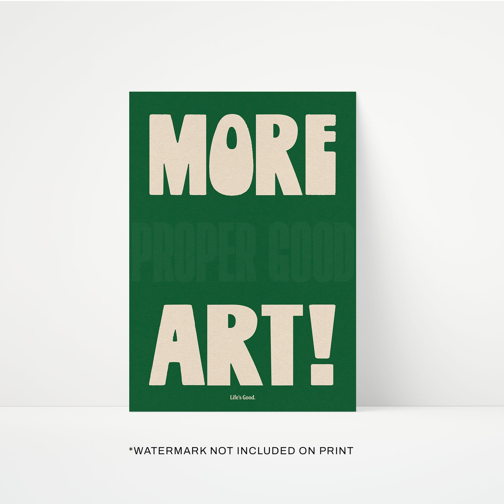 More Art Print