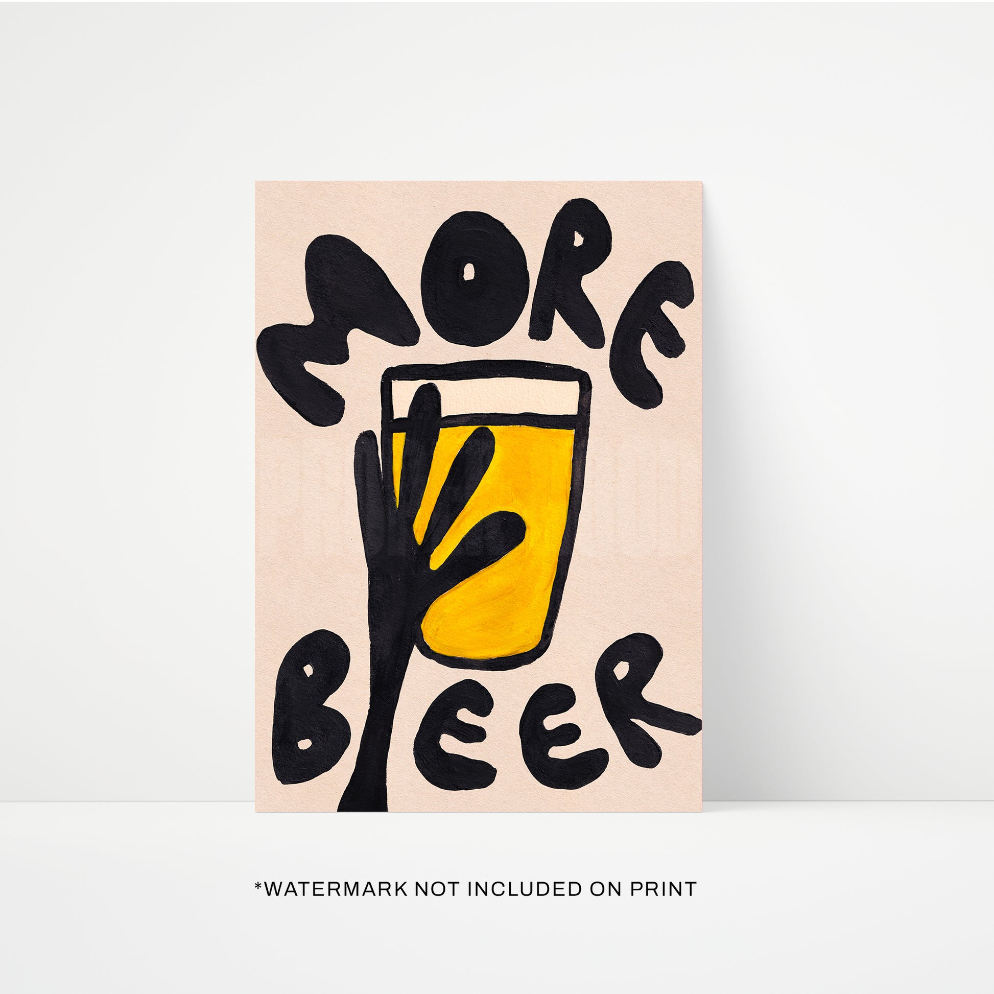 More Beer Print | STUDIO SALE
