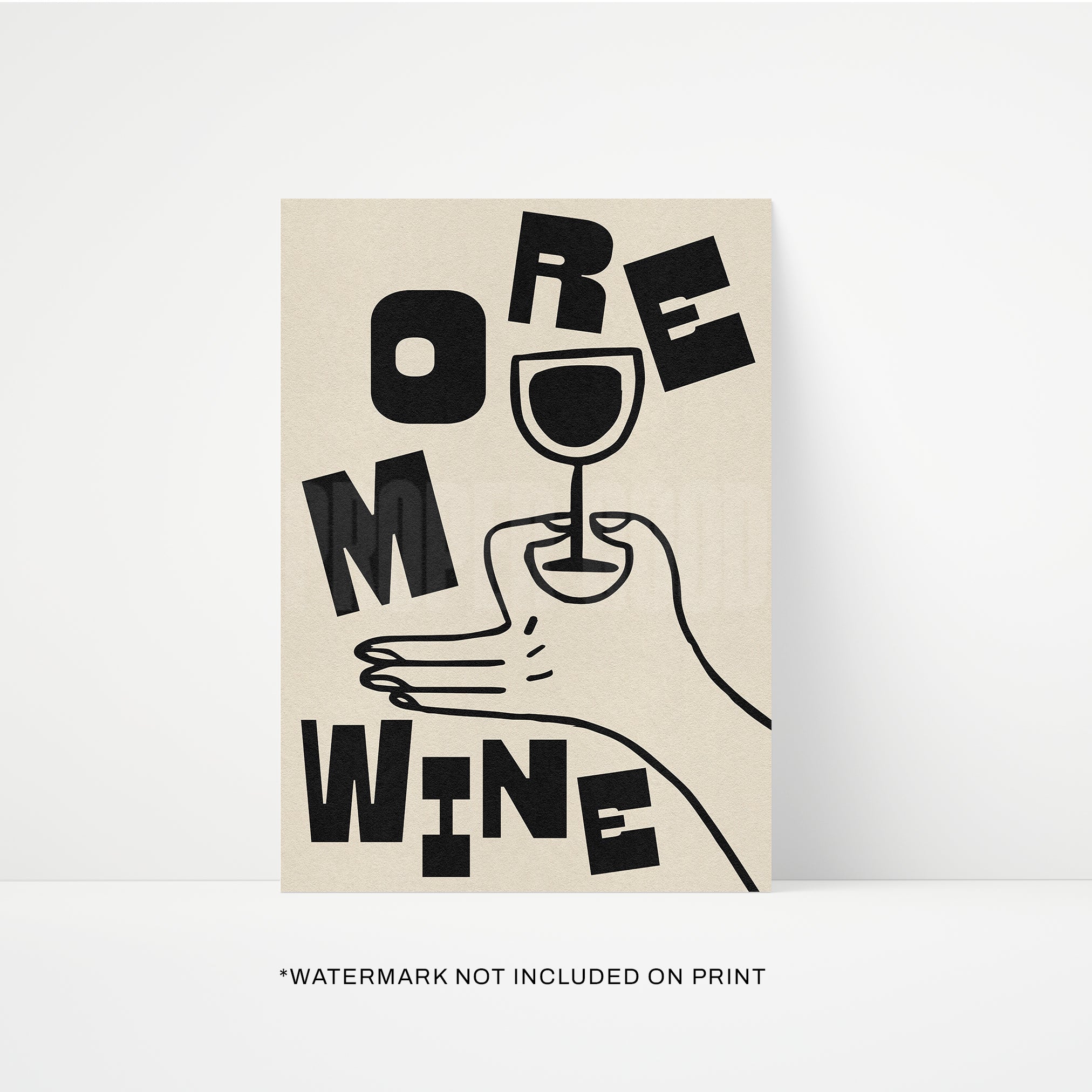 More Wine Print | STUDIO SALE