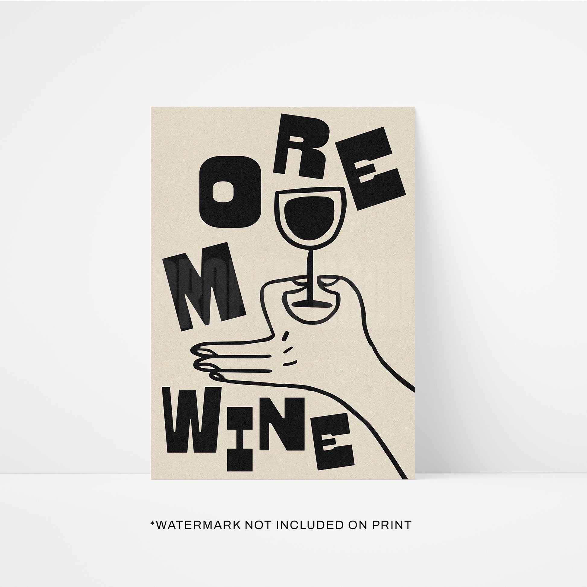 More Wine Print | STUDIO SALE