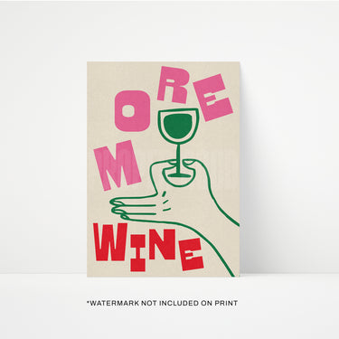 More Wine Print