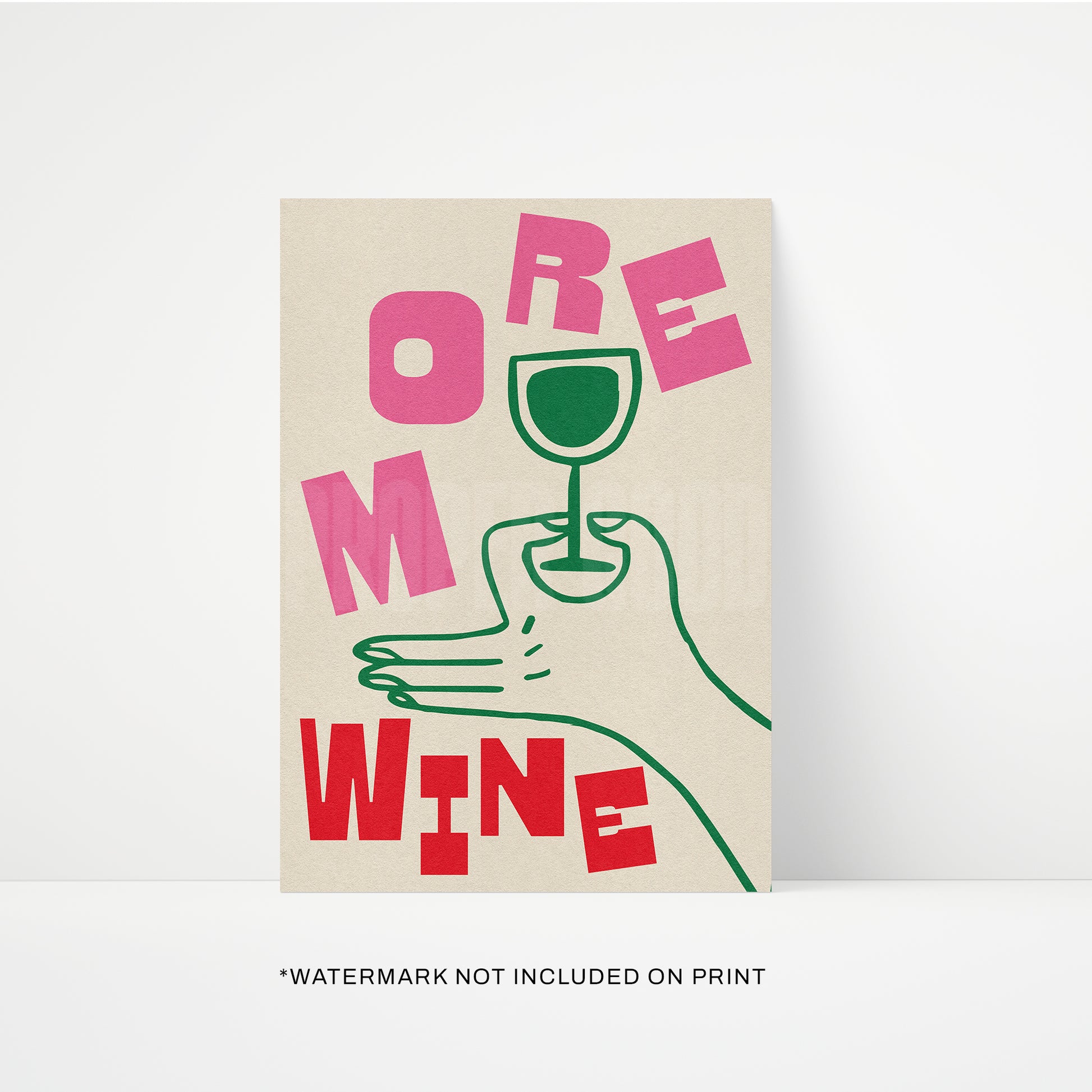 More Wine Print | STUDIO SALE