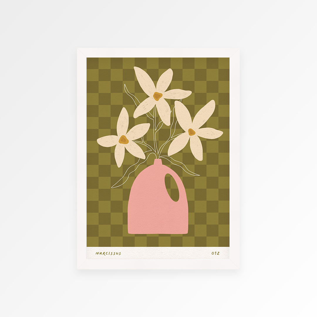 Narcissus December Birth Flower Print