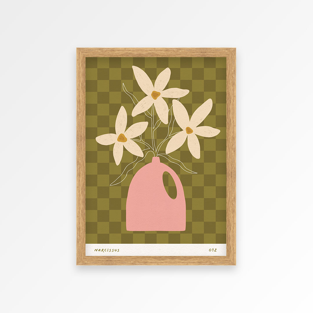 Narcissus December Birth Flower Print