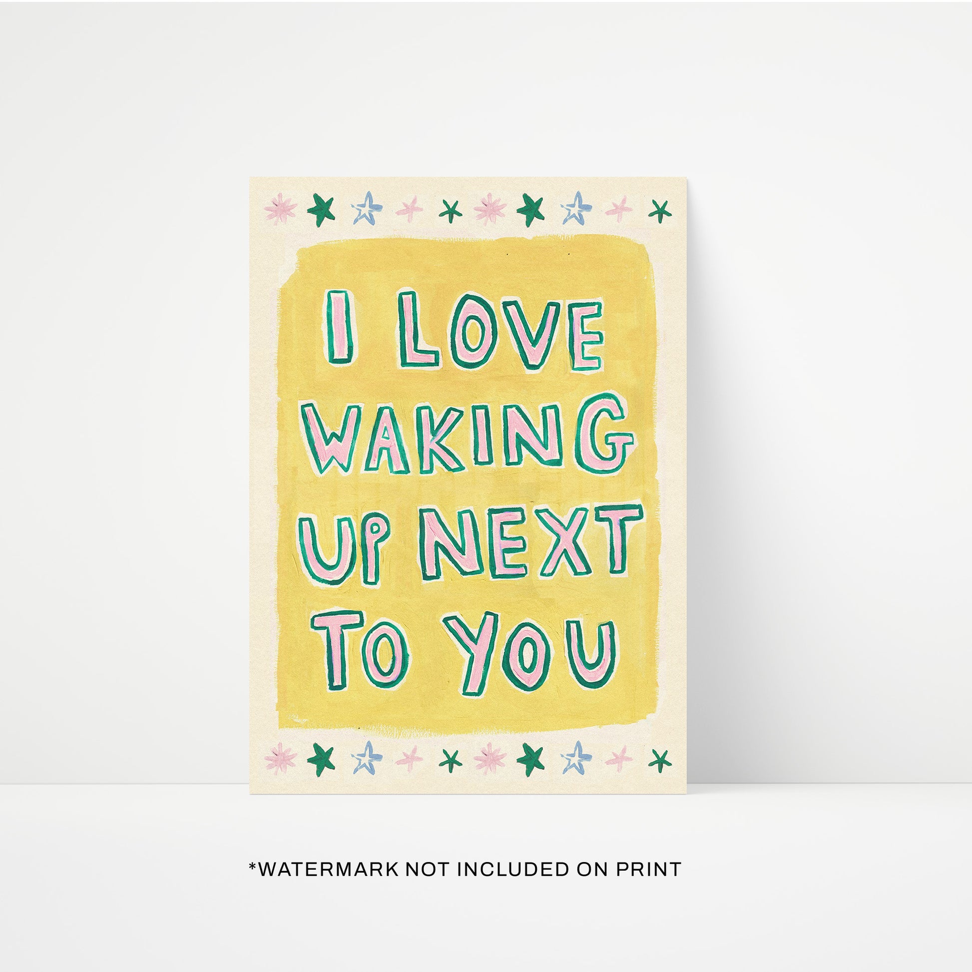 Waking Up Next to You Print