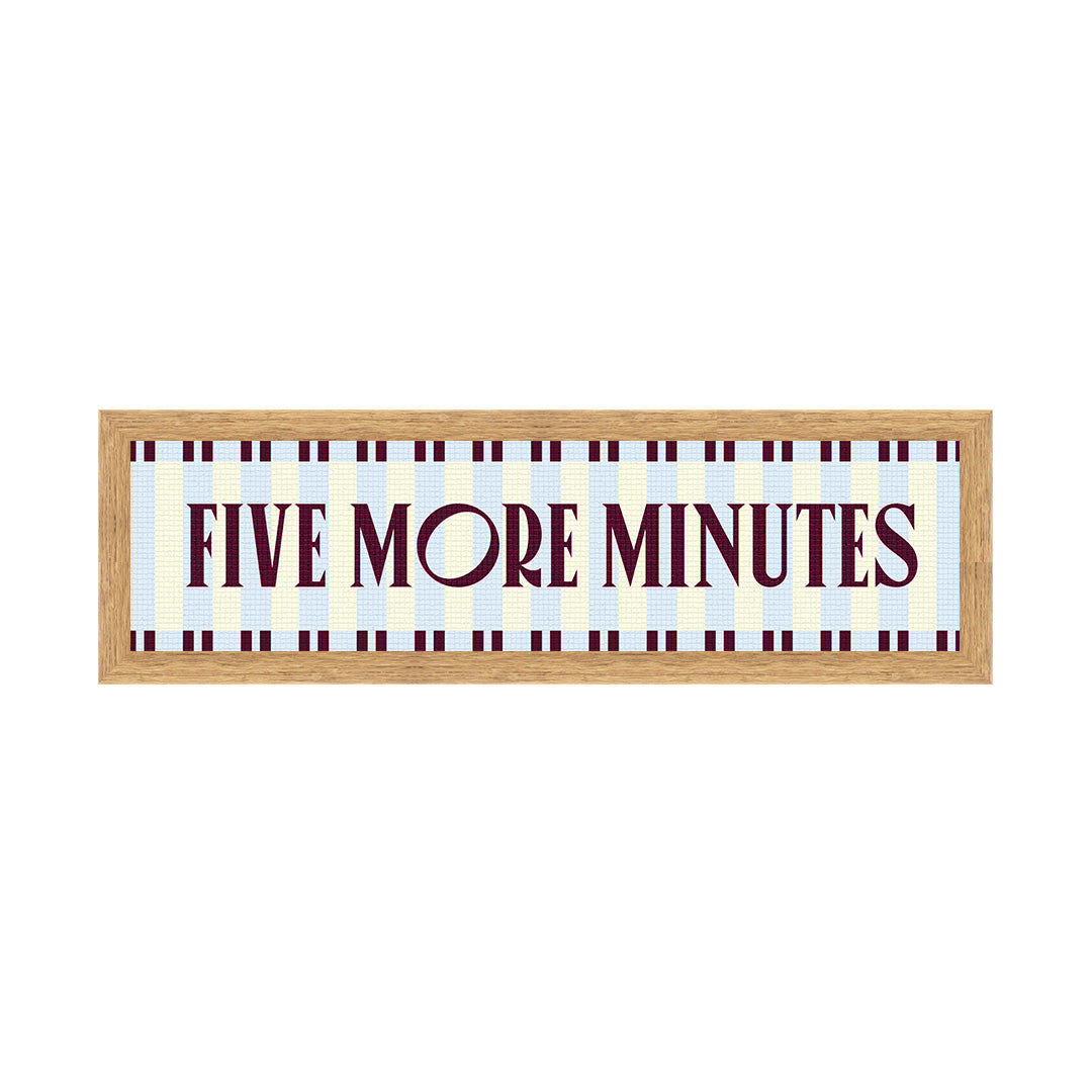 Five More Minutes Panoramic Framed Print