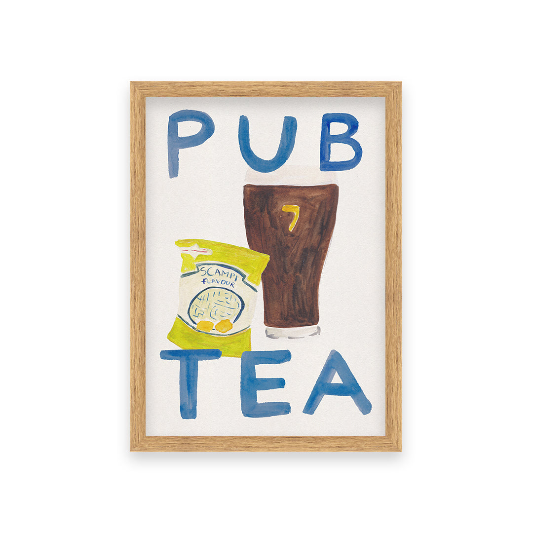 Pub Tea Guinness Art Print