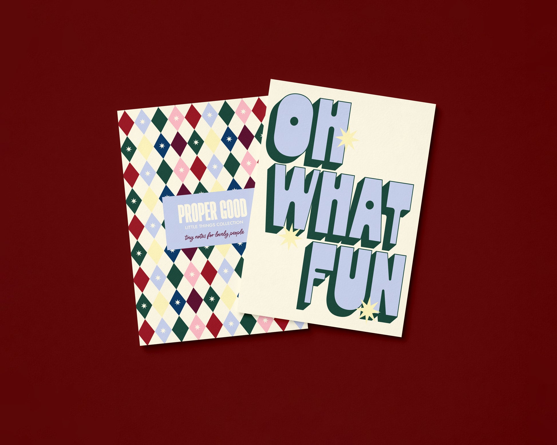 Mini Christmas Greetings Card | Oh What Fun!
