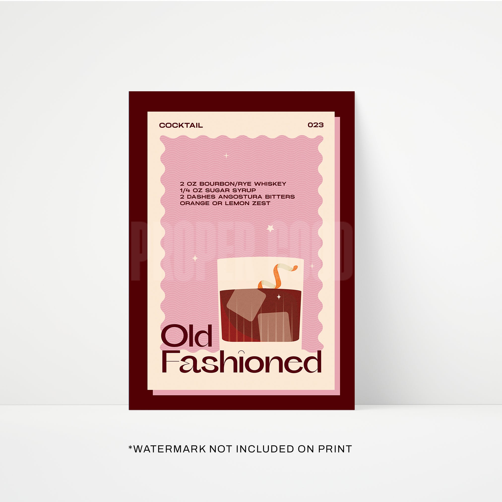 Old Fashioned Print
