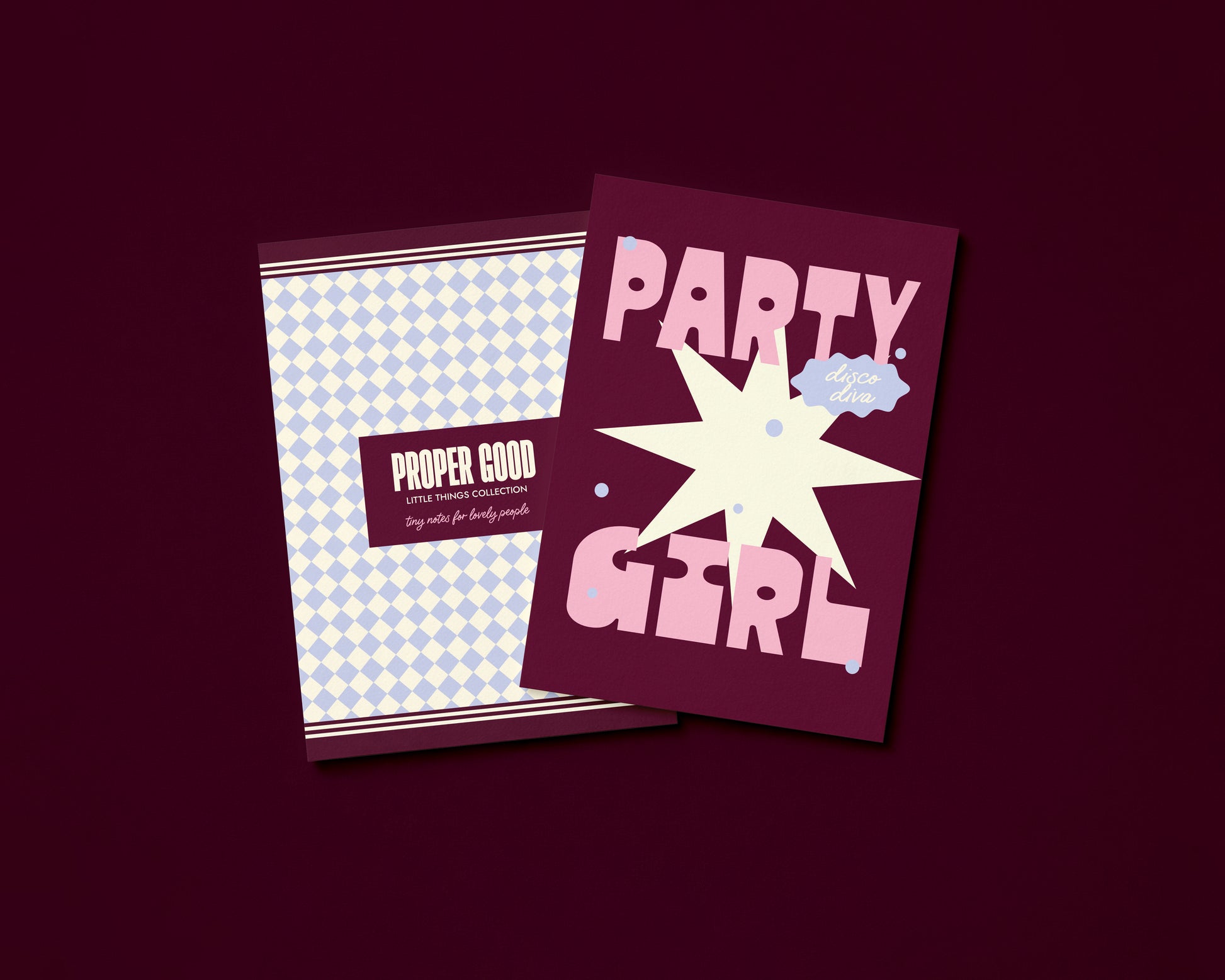 Mini Friendship Greetings Card | Party Girl