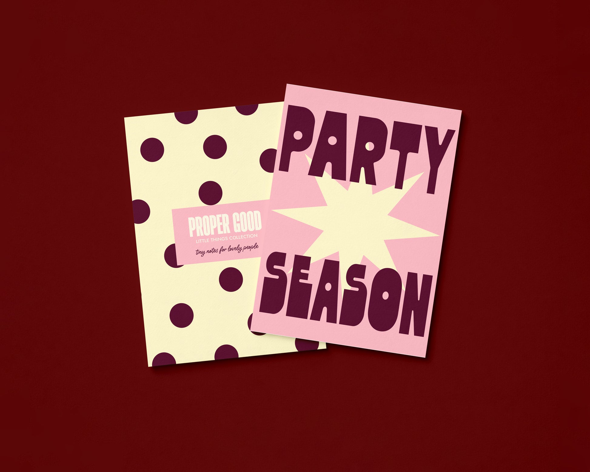 Mini Christmas Greetings Card | Party Season