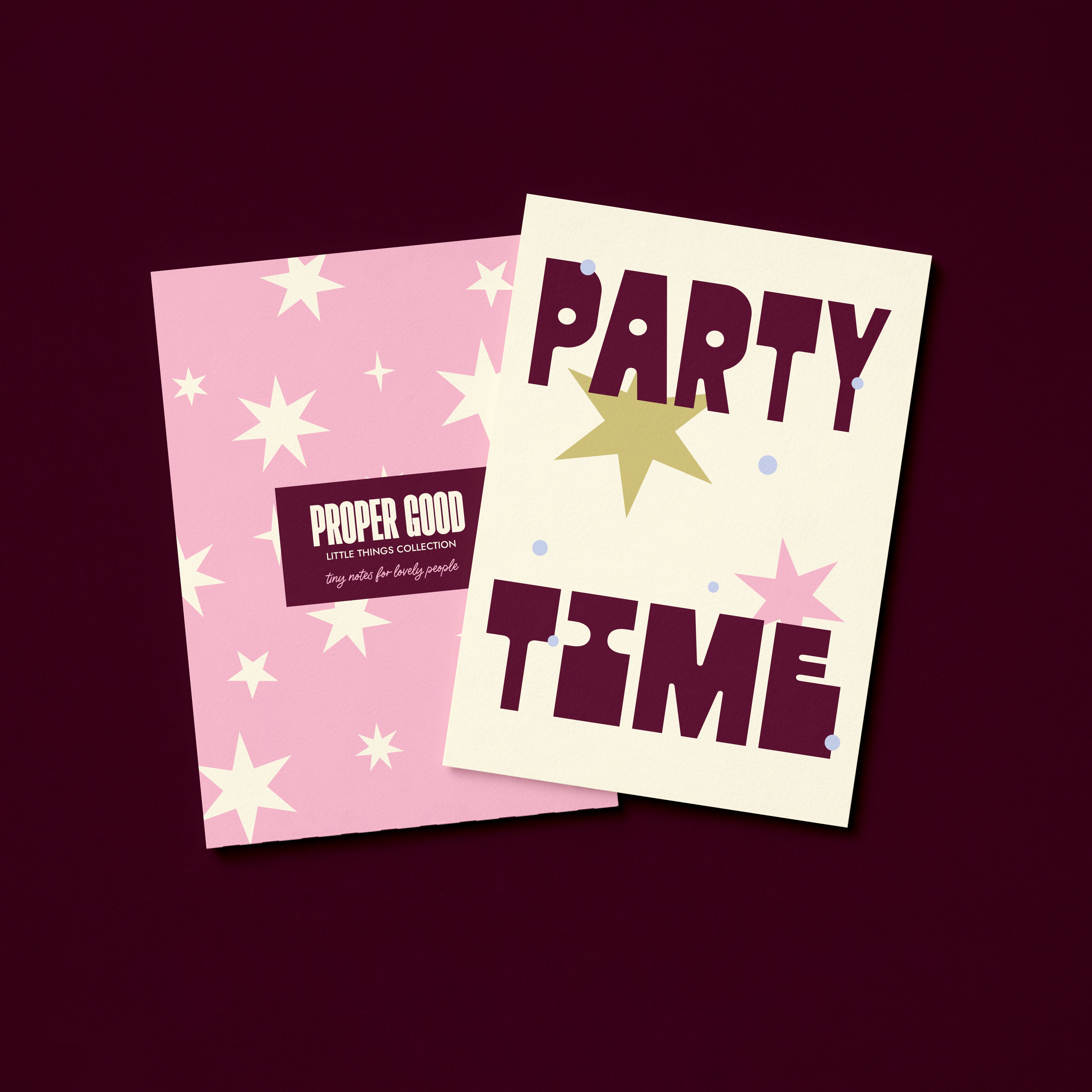 Mini Birthday Greetings Card | Party Time