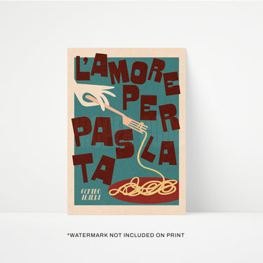 Pasta Love Print