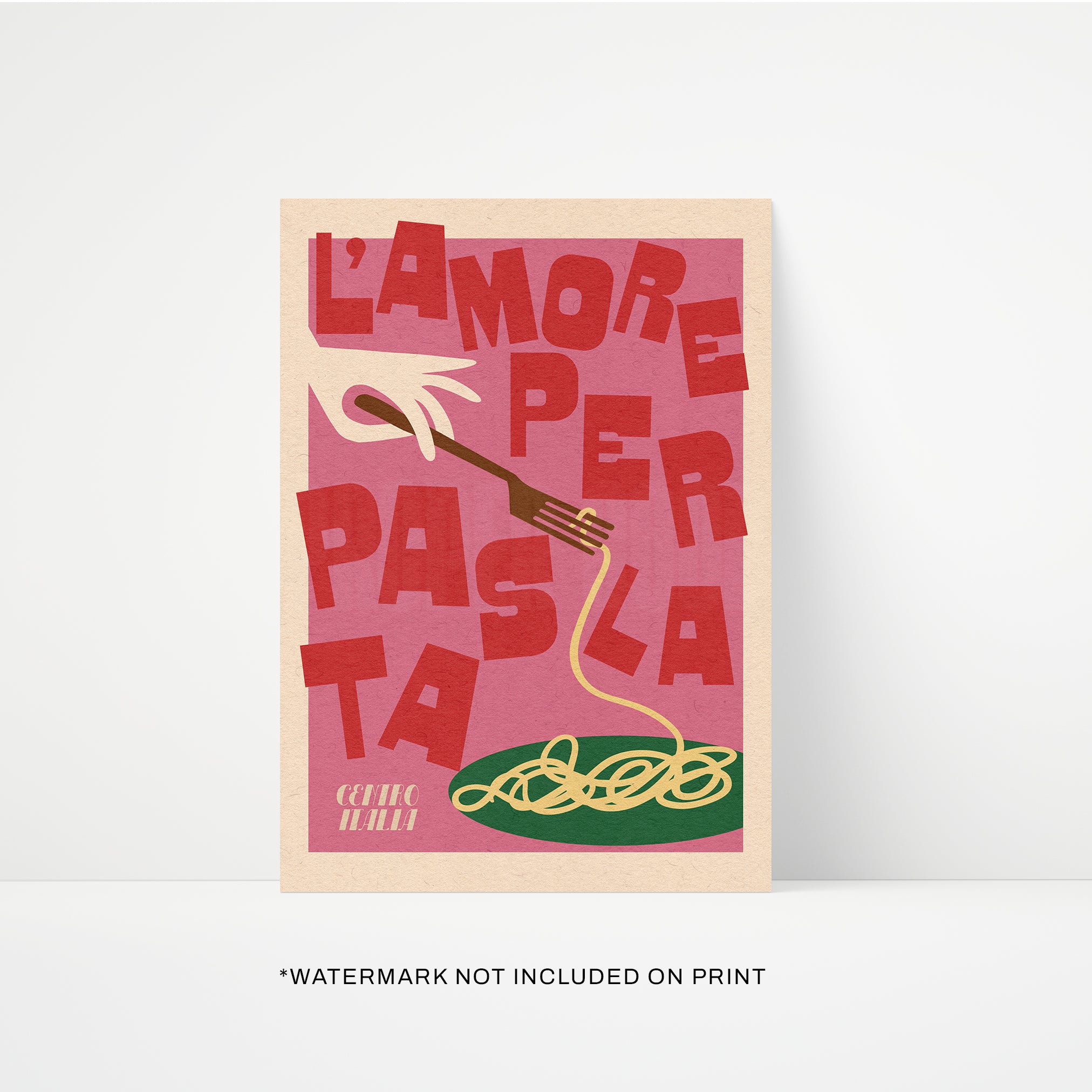 Pasta Love Print A4 | STUDIO SALE