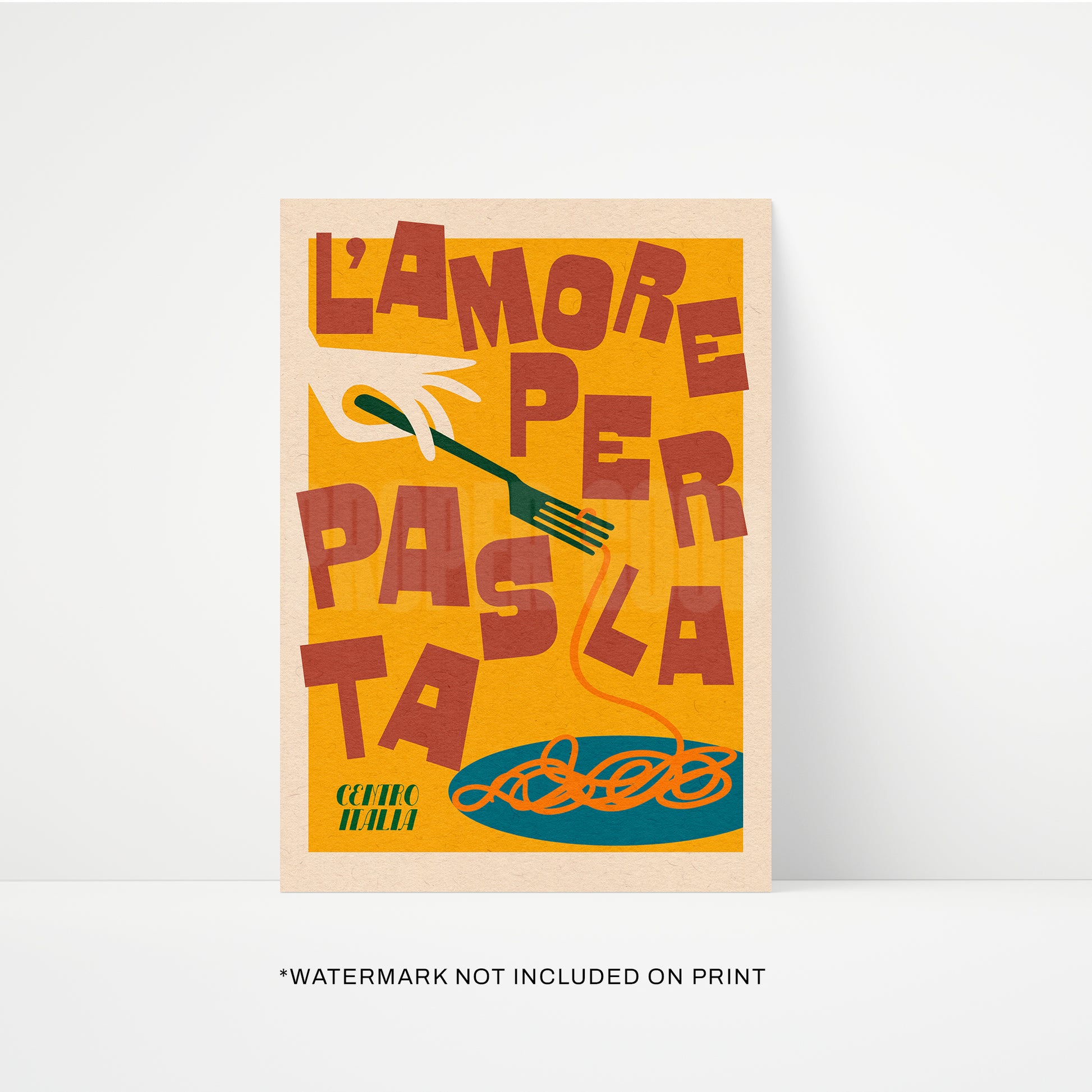 Pasta Love Print