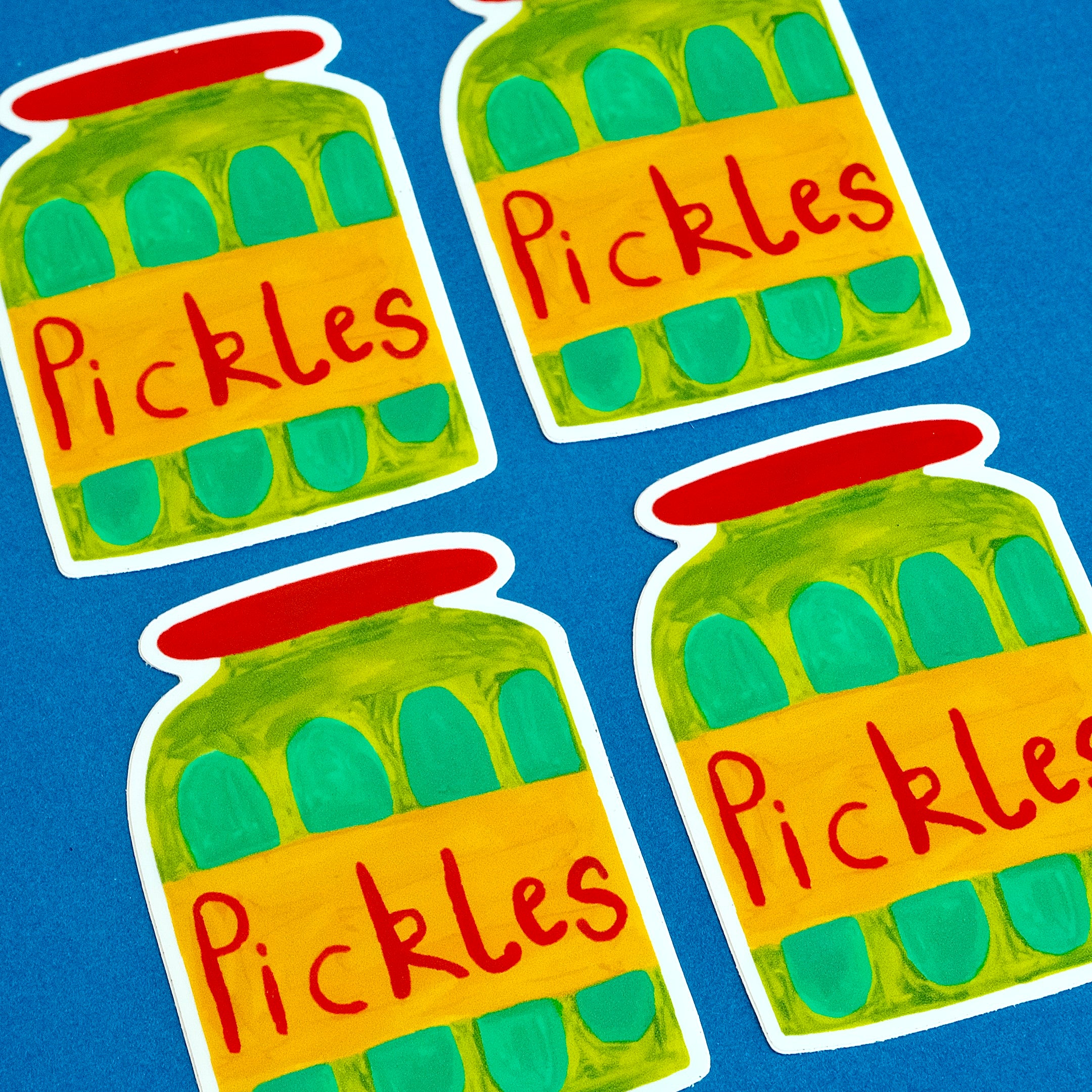 PICKLES WATERPROOF VINYL STICKER