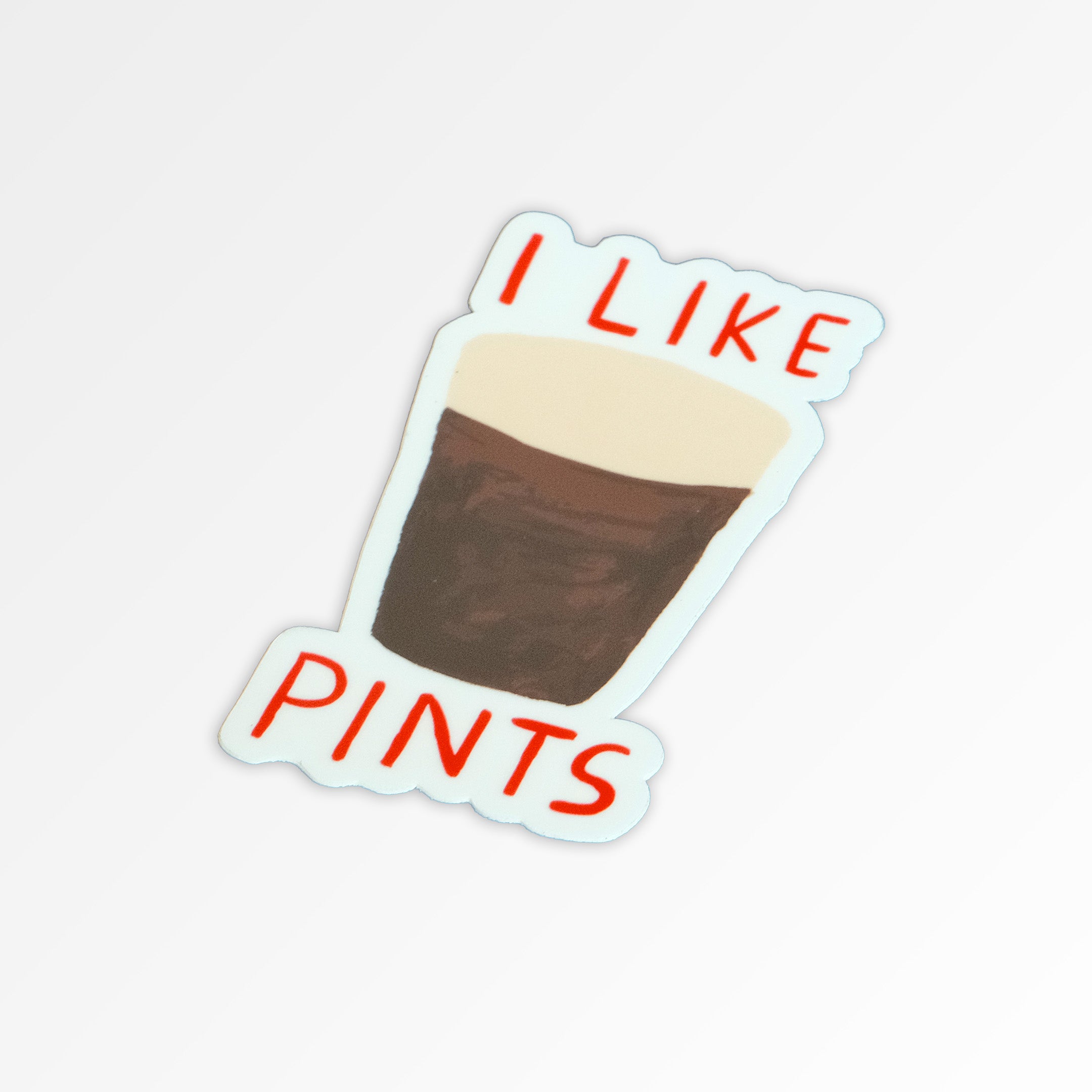 I LIKE PINTS WATERPROOF VINYL STICKER