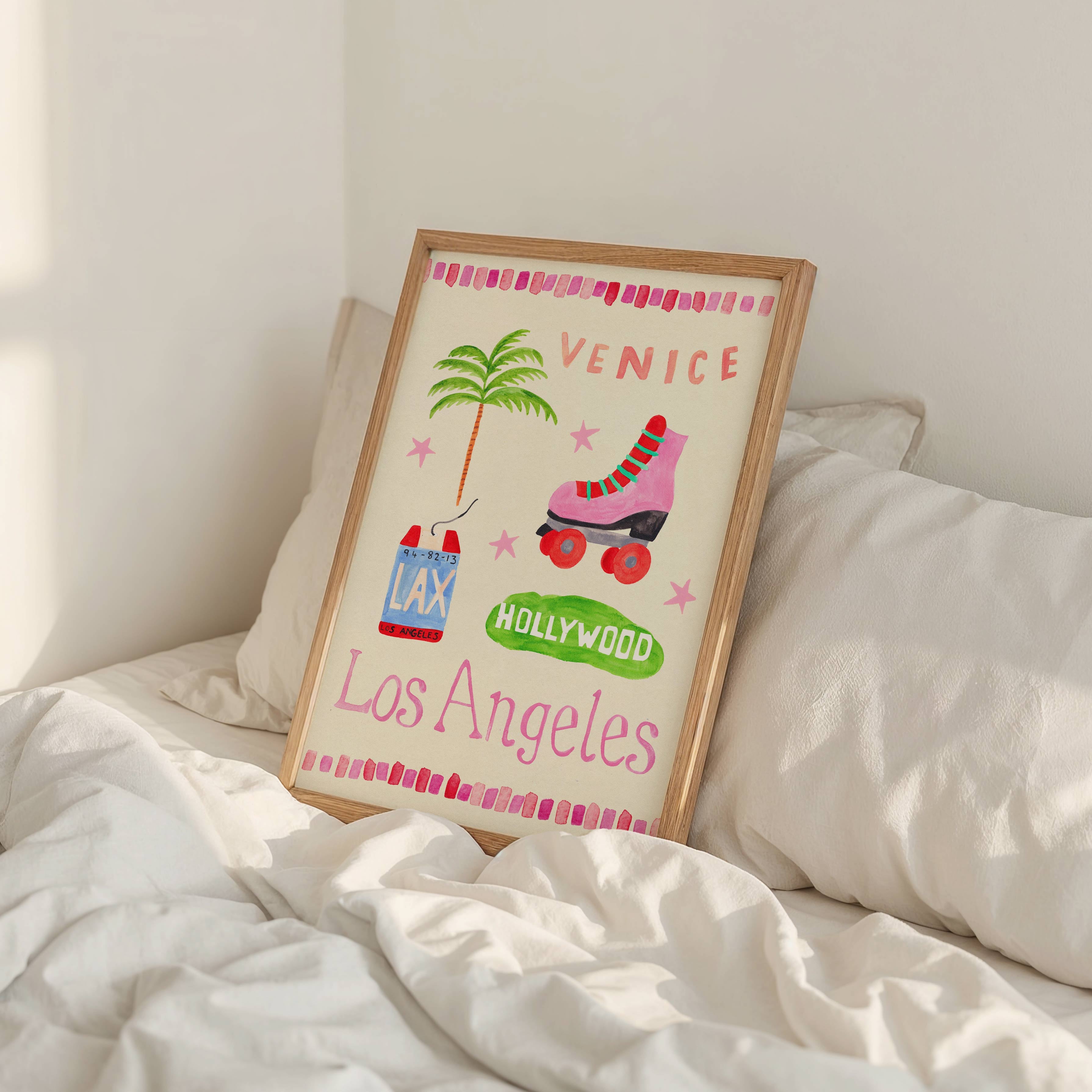 LA Trinket Hand Painted Print