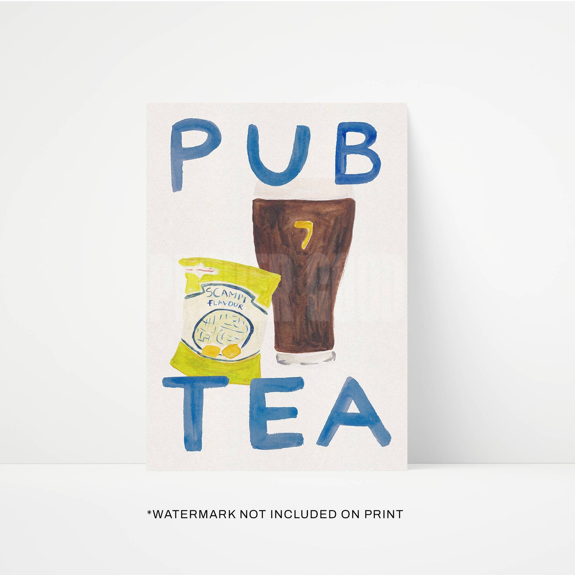 Pub Tea Guinness Art Print