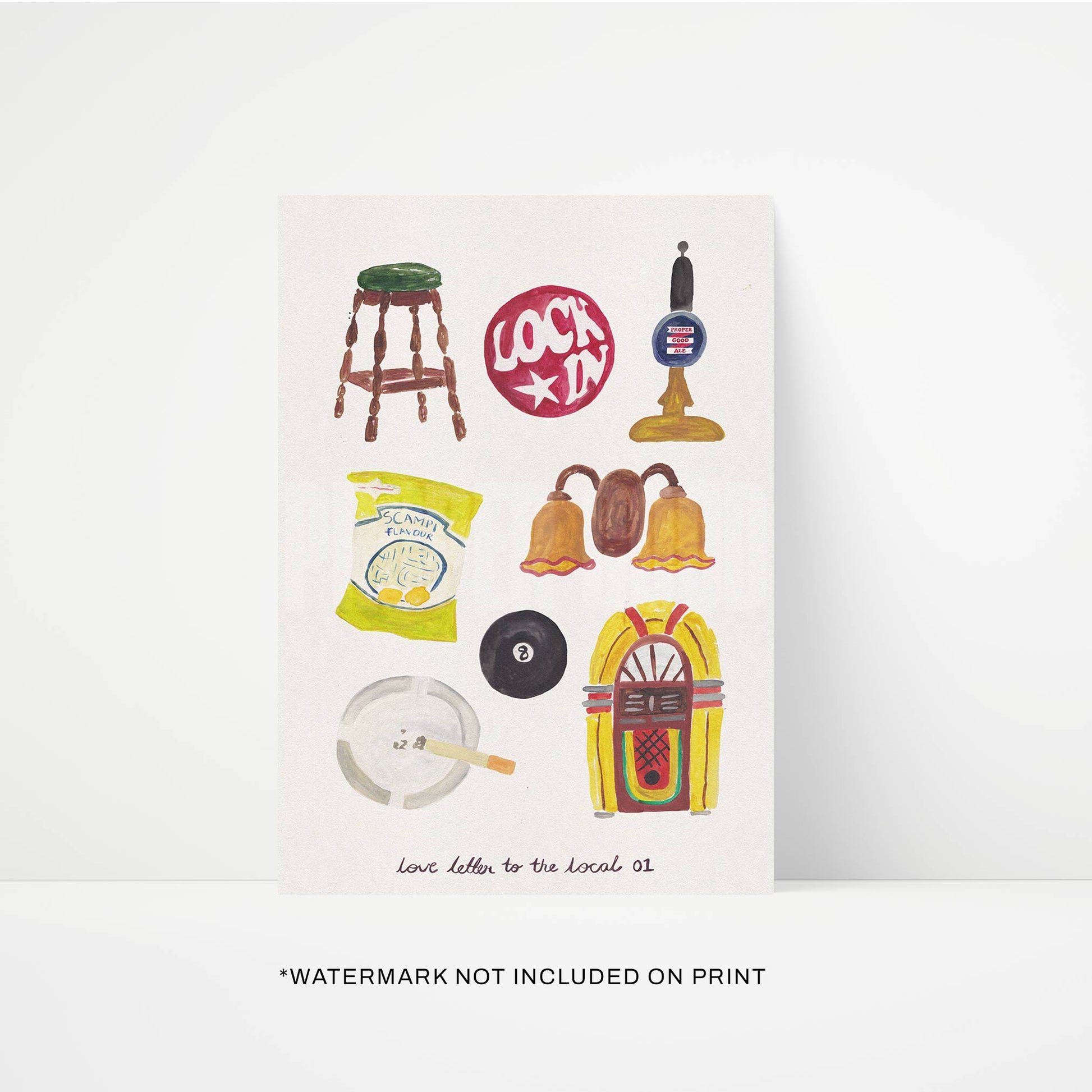 Pub Things Art Print