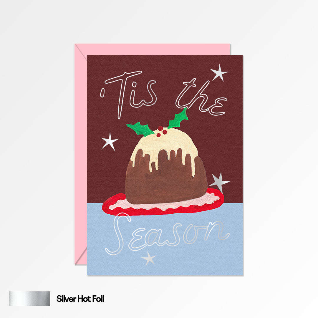 Tis The Season Pudding Christmas Card