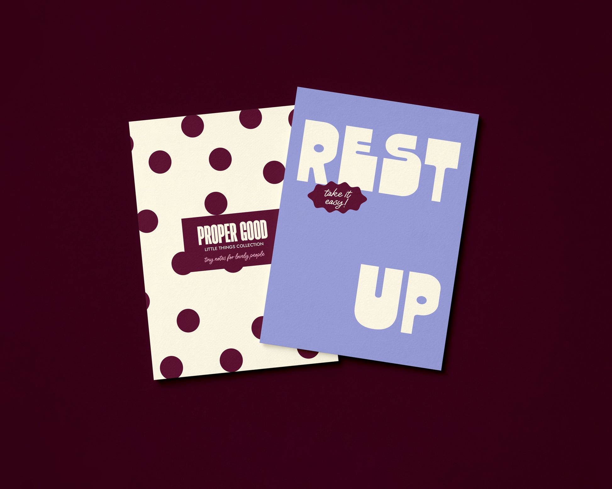 Mini Get Well Greetings Card | Rest Up